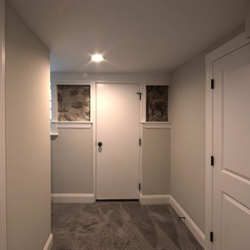Hallway to Basement Bedroom